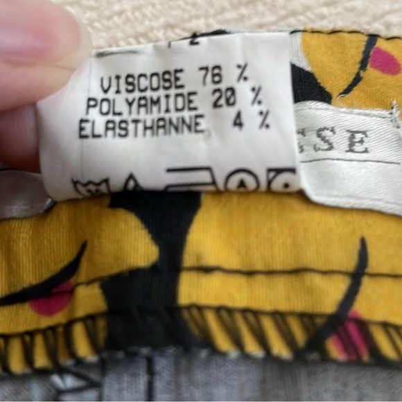 JOACHIM BOSSE Floral Cropped Capri Pants size 2 - Picture 8 of 9